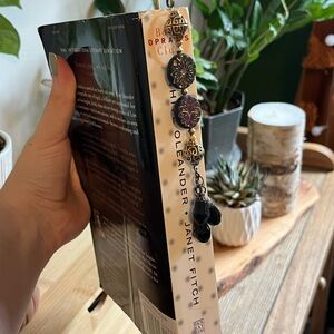 Hand-Made Black Decorative Bookmarks